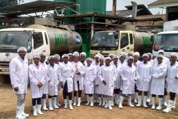 Social_ Work_ Students_at_ the _Fresha_Dairy_ Processing_Plant